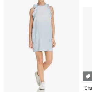 Bella Dahl denim dress with ruffle XS